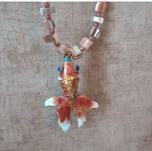 Koi fish necklace